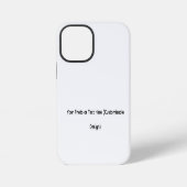 Your Photo or Text Here (Customizable Design) iPhone Hülle (Rückseite)