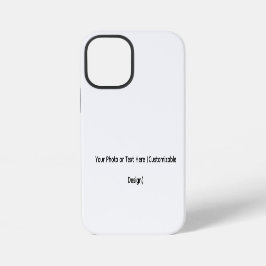 Your Photo or Text Here (Customizable Design) iPhone 12 Mini Hülle