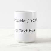 Your Photo or Text Here (Customizable Design) Kaffeetasse (Mittel)
