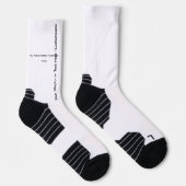 Your Photo or Text Here (Customizable Design) Socken (Rechts)
