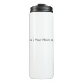 Your Photo or Text Here (Customizable Design) Thermosbecher (Vorderseite)