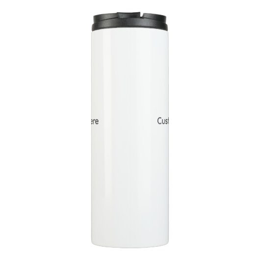 Your Photo or Text Here (Customizable Design) Thermosbecher (Rückseite)