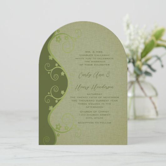 Your Photo Wedding Invitation with Sunflower Einladung (Stehend Vorderseite)