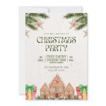 "Your Presence Honored: Enchanting Christmas Invit