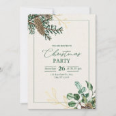 "Your Presence Honored: Enchanting Christmas Invit Einladung (Vorderseite)