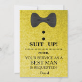 Your Service as a Best man Request Invitation Einladung (Vorderseite)