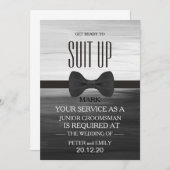 Your Service as a Groomsman Invitation Einladung (Vorne/Hinten)