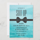 Your Service as a Groomsman Invitation Einladung (Vorderseite)