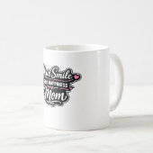 Your Smile Is My Happiness Mom Coffee Mug Gift Kaffeetasse (VorderseiteRechts)