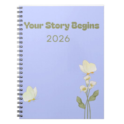 Your Story Begins – A Journal for New Beginnings Notizblock (Vorderseite)
