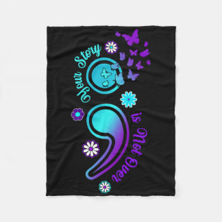 Your Story Is Not Not Over Semicolon Suicide Aware Fleecedecke