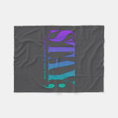 Your Story Is Not Over Stay Suicide Prevention Awa Fleecedecke (Vorderseite (Horizontal))