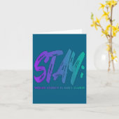 Your Story Is Not Over Stay Suicide Prevention Awa Karte (Gelbe Blume)