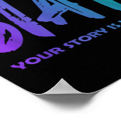 Your Story Is Not Over Stay Suicide Prevention Awa Poster (Ecke)