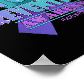 Your Story Is Not Over Stay Suicide Prevention Awa Poster (Ecke)