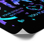 Your Story Is Not Over Stay Suicide Prevention Awa Poster (Ecke)