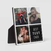 Your text here with custom photo fotoplatte (Vorderseite)