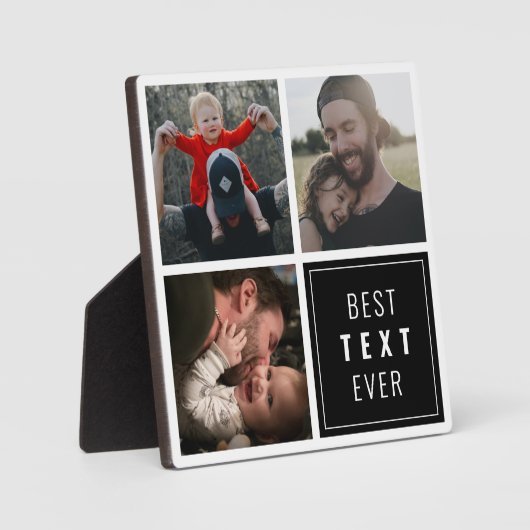 Your text here with custom photo fotoplatte (Vorderseite)