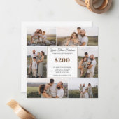 Your Theme Photography Mini Session Marketing Mitteilungskarte (Vorderseite/Rückseite Beispiel)