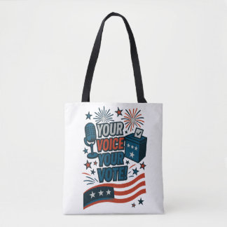 Your Voice Your Vote Patriotic Election  Tasche