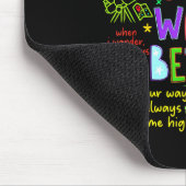 Your Way Is Better Proverbs 16_9 Faith Apparel  Mousepad (Ecke)