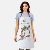 Your welcome,Cooking and serving with the chef  Schürze (Getragen)