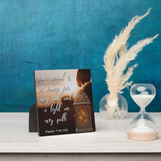 Your Word (Psalm 119:105) Fotoplatte (InSitu)