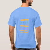 Your Wow Worth Back Down NVR Basic Dark T-Shirt (Rückseite)