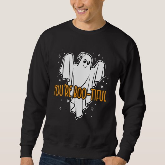 You're Boo tiful Halloween Pumpkin Spooky  Idea Sweatshirt (Vorderseite)