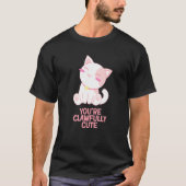 Youre Clawfully Cute Cat  Couples Kitten T-Shirt (Vorderseite)