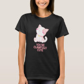 Youre Clawfully Cute Cat  Couples Kitten T-Shirt (Vorderseite)