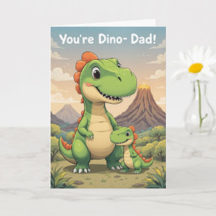 Youre Dino Mite Vater Niedlich Dinosaur Vathers Da Karte