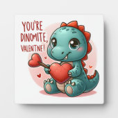 Youre Dinomite Valentine Niedlich Dinosaurier Lieb Fotoplatte (Vorderseite)