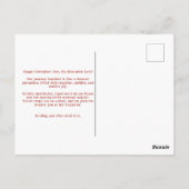 Youre Dinomite Valentine Niedlich Dinosaurier Lieb Postkarte (Rückseite)