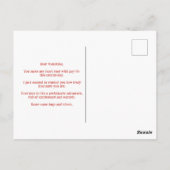 Youre Dinomite Valentine Niedlich Dinosaurier Lieb Postkarte (Rückseite)