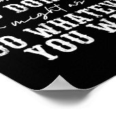 Youre Ed If U Do And Ed If U Dont  Poster (Ecke)