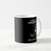 You're Either A Smart Fella Or A Fart Smella Vinta Kaffeetasse (VorderseiteRechts)