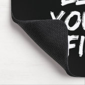 You're Fine Funny Running  Mousepad (Ecke)