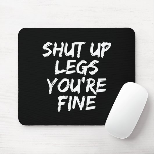 You're Fine Funny Running  Mousepad (Mit Mouse)