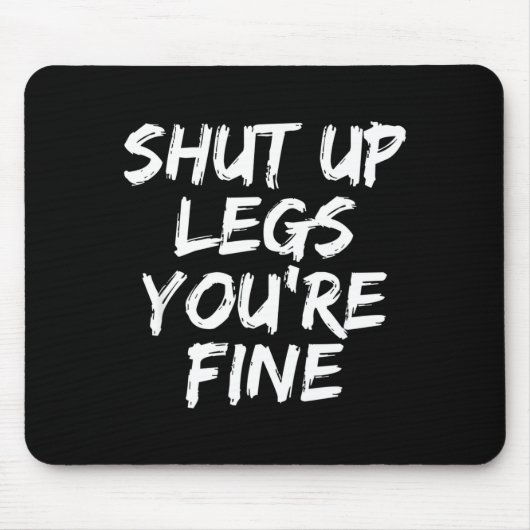 You're Fine Funny Running  Mousepad (Vorne)