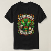 Youre Fine Irish St Patricks Day Drinks T-Shirt (Design vorne)