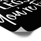 You're Fine Shirt For Gym - Funny Workout  Poster (Ecke)