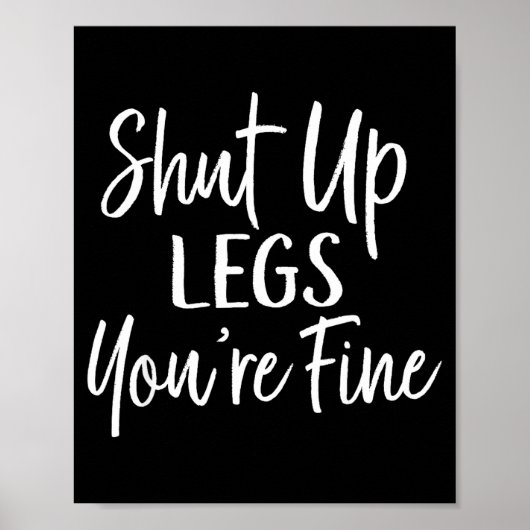 You're Fine Shirt For Gym - Funny Workout  Poster (Vorne)