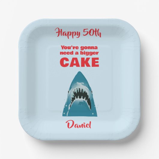 Youre Gonna braucht einen größeren Kuchen Funny Sh Pappteller (Vorderseite)