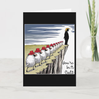 You're In A Cult - Funny Anti Trump Karte