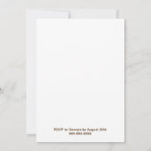 You're Invited to a Tee-rific 50th Golf Party Einladung (Rückseite)