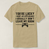 Youre Lucky I machte ein Video-Game-Control T-Shirt (Design vorne)