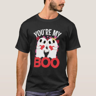 You're My Boo Ghost with heart for Valentine's Day T-Shirt
