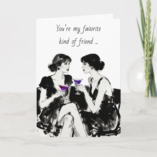 You're My Favorite Kind of Friend Karte (Vorderseite)