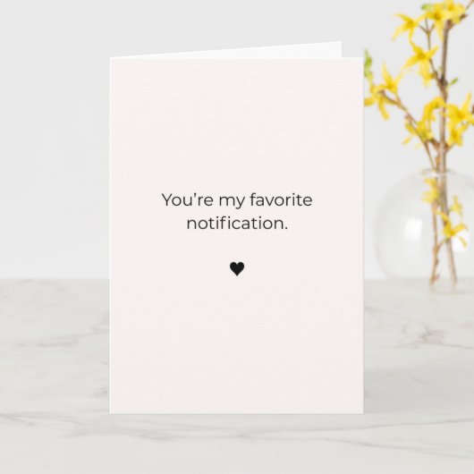 You're My Favorite Notification Karte (Gelbe Blume)